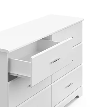 Storkcraft Brookside 6 Drawer Dresser for Kids Rooms
