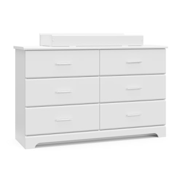 Storkcraft Brookside 6 Drawer Dresser for Kids Rooms