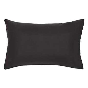 Amazon Basics Lightweight Microfiber Bed-in-a-Bag Comforter 5-Piece Bedding Set, Twin/Twin XL, Black Aztec, Printed