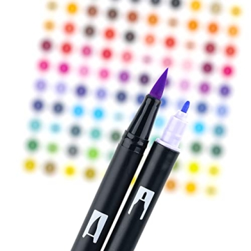 Tombow Pastel Brush Pens - Blendable Dual Tip Markers