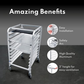 10-Tier Sheet Pan Rack for Bakers by New Star Foodservice