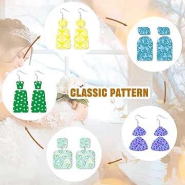 10 Pcs Silk Screen Stencils for Polymer Clay Reusable Silkscreen Print Kit Mesh Stencils Transfer DIY Crafts Printing Home Decoration Jewelry Wood Fabric Shirts Paper, 4 x 6 Inch