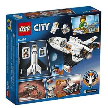 LEGO City Space Mars Research Shuttle 60226 STEM Toy Building Kit