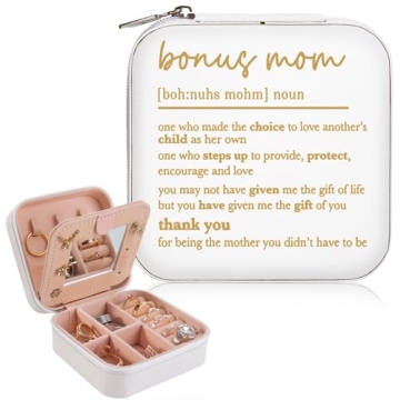 Xinezaa Bonus Mom gifts from Daughter Step Mom Birthday Wedding Gift Ideas for Step Mother Mothers D...