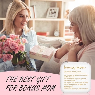Xinezaa Bonus Mom Jewelry Box Perfect Gift for Mothers