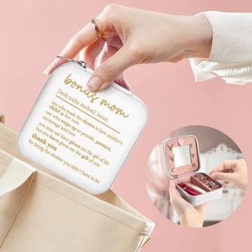 Xinezaa Bonus Mom Jewelry Box Perfect Gift for Mothers