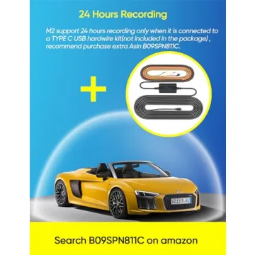 Galphi 3 Channel Dash Cam with Night Vision and Loop Recording