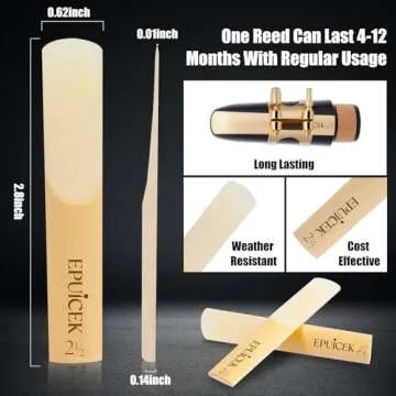 High-Quality EPUICEK Bb Clarinet Reeds for All Players