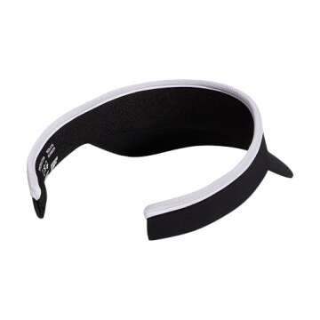 adidas Women's Match Visor, Lightweight Breathable Sport Athletic Adjustable fit Sun hat, Stone Wash Grey/Lucid Fuchsia Pink/White/1.0, One Size