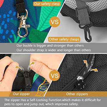YESLAU Pet Dog Sling Carrier Comfortable & Safe