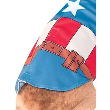 Superhero Captain America Pet Costume for All Pets