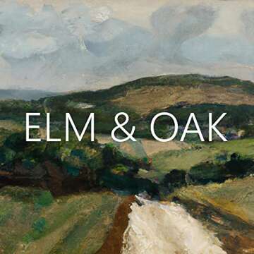 Vintage Landscape Wall Art - Antique Art Prints for Home Decor - Rustic Farm and Country Landscape Wall Decoration for Living Room, Dining Room - 11x14 inches, Ready to Frame (Hillside Road)