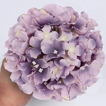 Flojery Silk Hydrangea Heads for Home Wedding Decor