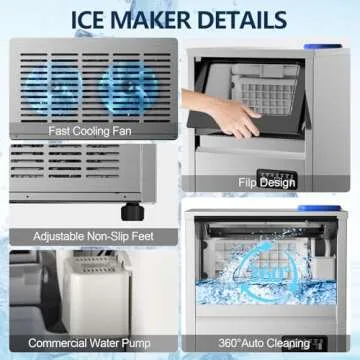 Commercial Ice Maker Machine for Efficient Ice Production