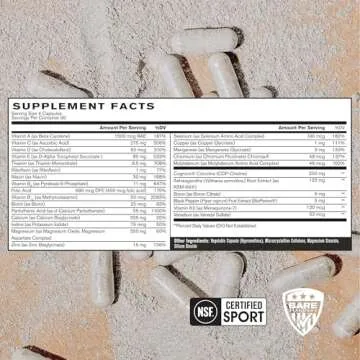 BARE PERFORMANCE NUTRITION, BPN Strong Multi-Vitamin, Foundational Health, Improved Mood and Sleep, Adaptogens, Improved Cognitive Health