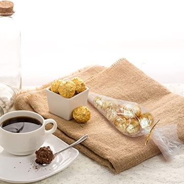 Outus Cone Cello Bags 100 Pieces for Party Favors