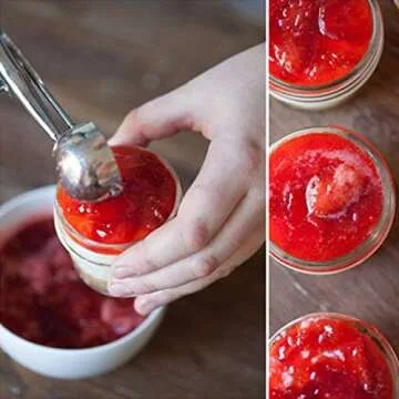 Accguan Mini Mason Glass Canning Jars,4 OZ Jelly Jars With Regular Lids（Silver,Ideal for Honey,Jam,Wedding Favors,Shower Favors,Small Pice Jars 40 PACK