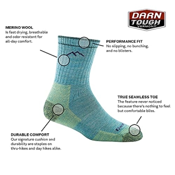 DARN TOUGH Women's Hiker Sock - Ultimate Comfort for Adventures