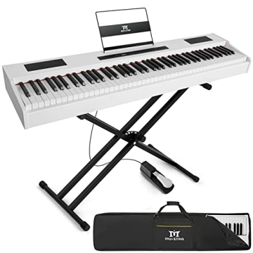MUSTAR Digital Piano 88 Key Weighted Keyboard - Ultimate Piano Experience