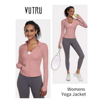 VUTRU Lightweight Yoga Jacket for Women with Pockets