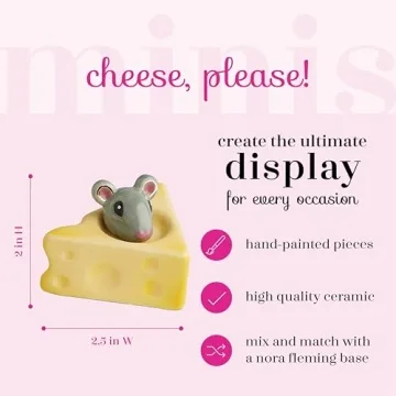 Nora Fleming Hand-Painted Cheese Mini for Unique Gifting