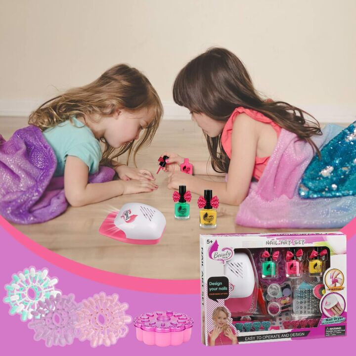 Kids Makeup & Nail Kit – Fun, Safe & Non-Toxic!