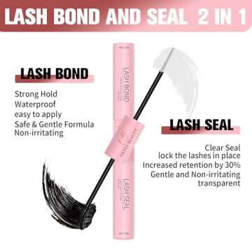 VEYESBEAUTY Dreamy Cluster Lashes Kit Individual Cluster Lash Extensions Mixed Length with Bond & Seal DIY False Eyelashes Tray for Self Application at Home