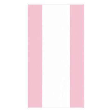 Caspari Bandol Stripe Paper Guest Towel Napkins in Petal Pink, 60 Count