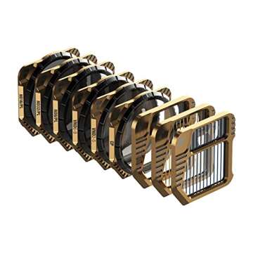 PolarPro Mavic 3 Filters Directors Collection, Black/Gold (MVC3-DRCT-CLLTN-ED1)