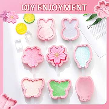 CosArt Silicone Popsicle Molds - Cute & Reusable Ice Cream Maker