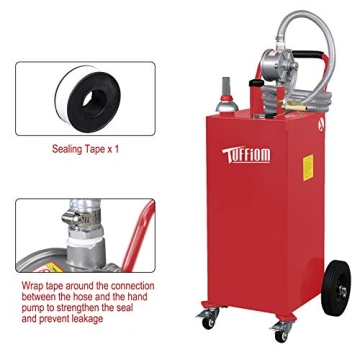 35 Gallon TUFFIOM Gas Caddy - Safe Fuel Storage & Transfer