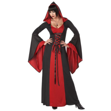 California Costumes Women's Deluxe Hooded Robe Costume for a Chillingly Elegant Look