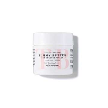 The Spoiled Mama Tummy Butter Stretch Mark Prevention Cream | Safe for Pregnancy | Non-Toxic | Vegan | Made in USA | OBGYN Formulated | Hydrating Body Cream Butter Lotion
