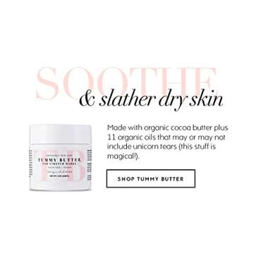 The Spoiled Mama Tummy Butter Stretch Mark Prevention Cream | Safe for Pregnancy | Non-Toxic | Vegan | Made in USA | OBGYN Formulated | Hydrating Body Cream Butter Lotion