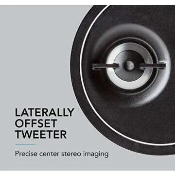 Definitive Technology D7 High Performance Demand Series Bookshelf Speakers, New and Unique Tweeter Design, Acoustically Transparent Magnetic Grille, Pair, Premium Piano Black.