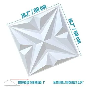 MIX3D Peel and Stick 3D Wall Panels - Versatile Interior Decor