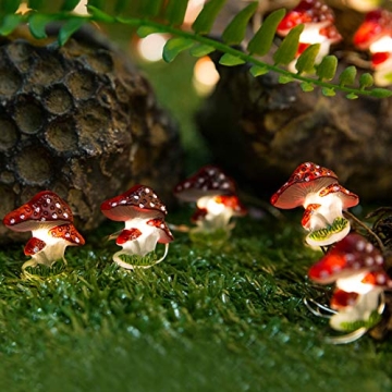 Onemore Mushroom String Lights - Magical 10FT LED Decor