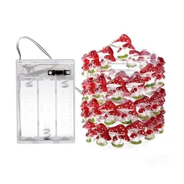 Onemore Mushroom String Lights - Magical 10FT LED Decor