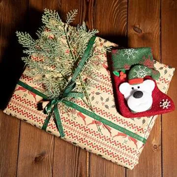 Watayo 40 Pcs Artificial Pine Branches- 13.3" x 7" Christmas Faux Pine Needles Greenery Leaves- Fake Cedar Pine Twigs Stems Picks for Craft DIY Christmas Garland Wreath & Home Garden Decoration