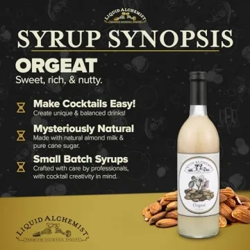 Liquid Alchemist Almond Orgeat Syrup for Premium Cocktails