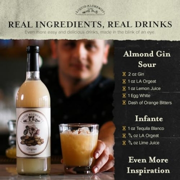 Liquid Alchemist Almond Orgeat Syrup for Premium Cocktails