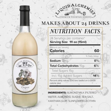 Liquid Alchemist Almond Orgeat Syrup for Premium Cocktails