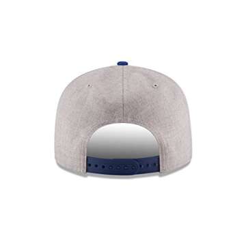 NBA New York Knicks Adult Men NBA 9Fifty 2Tone Heather Snapback Cap,OSFA,Heather Gray