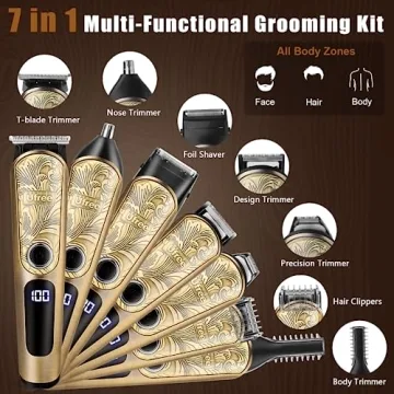 Ufree Men's Grooming Kit: Beard Trimmer & Shaver