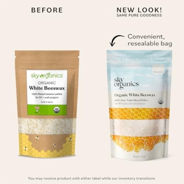 Sky Organics Organic Beeswax for DIY Beauty and Crafts
