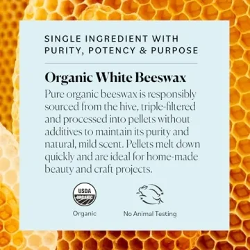 Sky Organics Organic Beeswax for DIY Beauty and Crafts