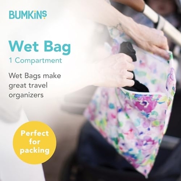 Bumkins Waterproof Wet Bag for Baby and Travel Essentials