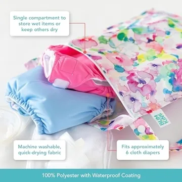 Bumkins Waterproof Wet Bag for Baby and Travel Essentials