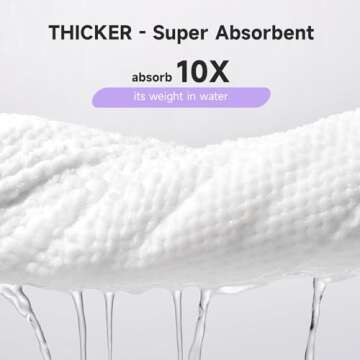 Umisleep Microfiber Hair Towel Wrap Set for Efficient Drying