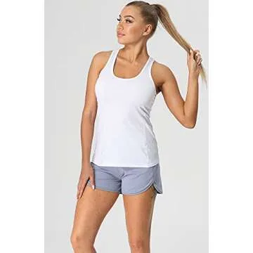 Icyzone Women's Racerback Workout Tank Tops - 3-Pack